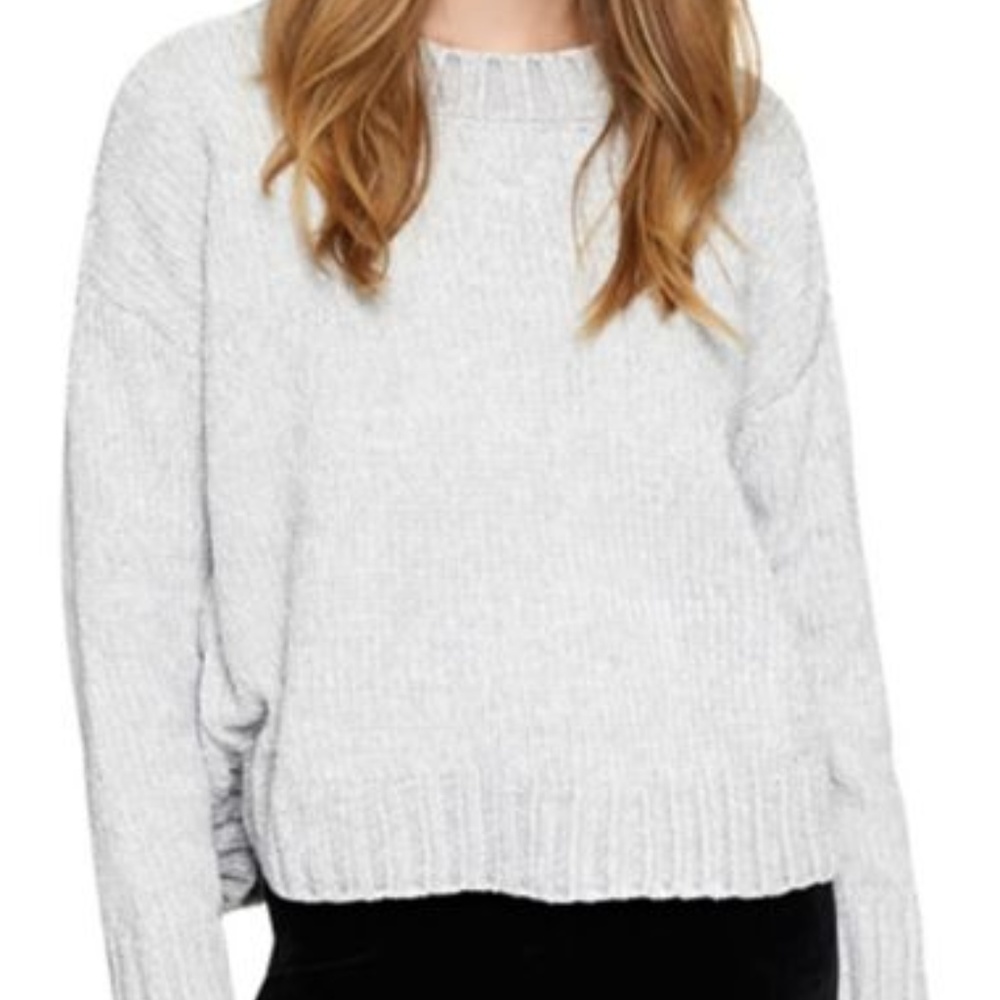 Polyester Long Sleeved Comfy Sweater! Nude